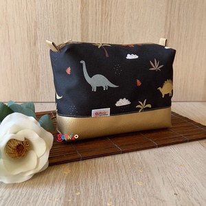 Dínós neszeszer, Táska & Tok, Neszesszer, Varrás, MESKA