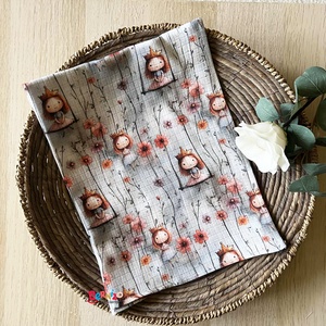 Királylányos bambusz muszlin textilpelenka, Baba - mama, Pelenkázó, babafürdető kellékek, Pelenka, Varrás, MESKA