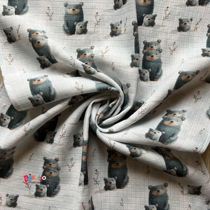 3 macis bambusz muszlin textilpelenka - baba - mama - pelenkázó, babafürdető kellékek - pelenka - Meska.hu