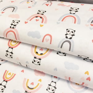 Pandás-sziváványos egészségügyi kiskönyv borító - Meska.hu