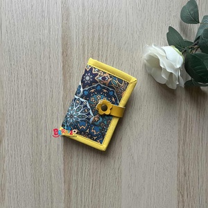 Zöld mintás kártyatartó, Táska & Tok, Pénztárca & Más tok, Kártyatartó & Irattartó, Varrás, MESKA