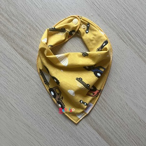 Sárga járműves nyálkendő/babakendő, Baba - mama, Babaruházat, Nyálkendő, Varrás, MESKA