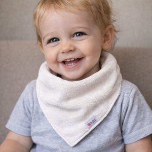 Bézs wellsoft sálkendő, Baba - mama, Babaruházat, Nyálkendő, Varrás, MESKA