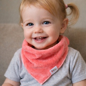 Lazac színű sálkendő/babakendő, Baba - mama, Babaruházat, Nyálkendő, Varrás, MESKA