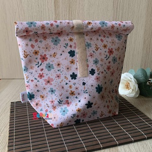 Tavaszi virágos uzsonnás zsák - Meska.hu