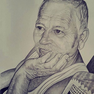 Portré, portrérajz, rajz, grafit, Művészet, Grafika & Illusztráció, Ceruzarajz, Fotó, grafika, rajz, illusztráció, MESKA