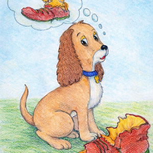 Megette a cica! - vicces, vidám rajz gyerekszobába, digitális, letölthetőa, Baba - mama, Babaszoba dekoráció, Babaszoba kép, Fotó, grafika, rajz, illusztráció, MESKA