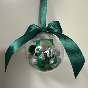 Egyedi karácsonyi üveggömb - karácsony - karácsonyi lakásdekoráció - karácsonyfadíszek - Meska.hu