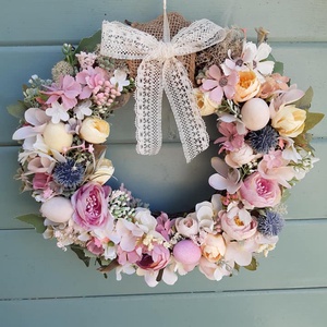 Csupa - virág kopogtató - otthon & életmód - dekoráció - ajtó- és ablak dekoráció - ajtódísz & kopogtató - Meska.hu