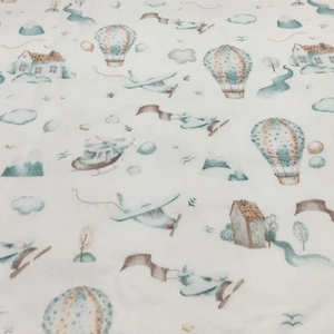 Pelenkázó alátét lap - repülő és hőlégballon, Szépségápolás, Pelenka & Babaápolás, Pelenkázó alátét, Varrás, MESKA