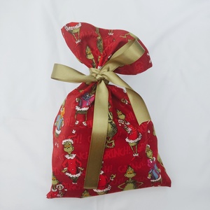 Mikulás zsák - Grincs - karácsony - mikulás - mikulás zsák - Meska.hu