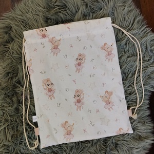 Kisiskolás tornazsák - Kisegér tündérke  - táska & tok - hátizsák - tornazsák, gymbag - Meska.hu