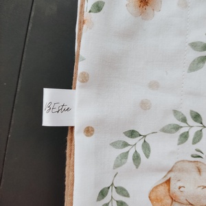 Nyári babatakaró -  Baba elefánt  - otthon & életmód - babaszoba, gyerekszoba - babatakaró, gyerek pléd - Meska.hu