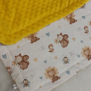 Téli babatakaró - Bee my friend, Otthon & Életmód, Babaszoba, gyerekszoba, Babatakaró, gyerek pléd, Varrás, MESKA