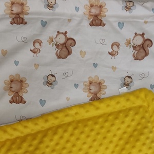 Téli babatakaró - Bee my friend - otthon & életmód - babaszoba, gyerekszoba - babatakaró, gyerek pléd - Meska.hu