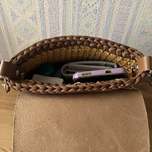 Horgolt táska - táska & tok - kézitáska & válltáska - vállon átvethető táska - Meska.hu