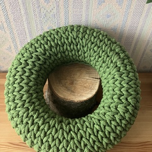 Horgolt koszorú - otthon & életmód - dekoráció - asztal és polc dekoráció - asztaldísz - Meska.hu