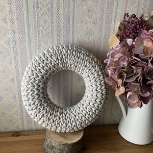 Horgolt koszorú - Meska.hu