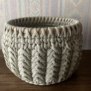 Horgolt tároló kosár - otthon & életmód - tárolás & rendszerezés - tárolókosár - Meska.hu