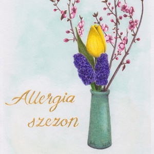 Virágos húsvéti képeslap - Meska.hu