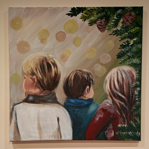 Gyerekek , Művészet, Festmény, Akril, Festészet, Fotó, grafika, rajz, illusztráció, MESKA