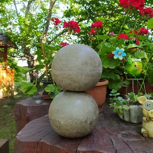 Kőgolyó, betongolyó, beton gömb, gömb, golyó 15cm - otthon & életmód - ház & kert - kerti dísz - Meska.hu