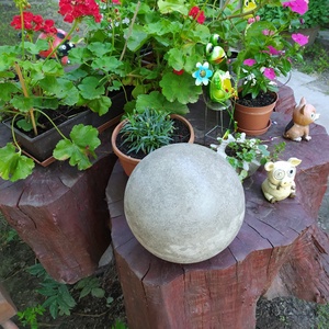 Kőgolyó, betongolyó, beton gömb, gömb, golyó 25cm - Meska.hu
