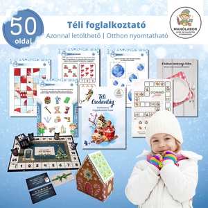 Karácsonyi foglalkoztató óvodásoknak 4+ PDF - Meska.hu