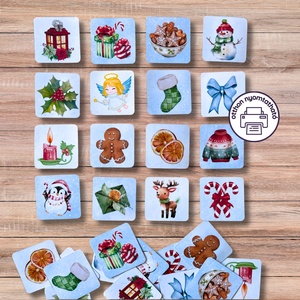 Karácsonyi foglalkoztató óvodásoknak 4+ PDF - karácsony - karácsonyi ajándékozás - karácsonyi képeslap, üdvözlőlap, ajándékkísérő - Meska.hu