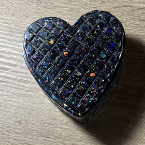 Epoxi Szív alakú ékszertartó - ékszer - ékszertartó - ékszertartó tál - Meska.hu