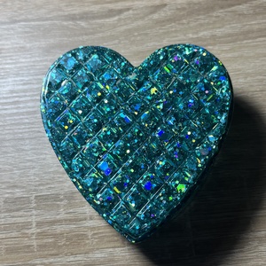 Epoxi Szív alakú ékszertartó - ékszer - ékszertartó - ékszerdoboz - Meska.hu