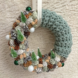 Télies kopogtató , Otthon & Életmód, Dekoráció, Ajtó- és ablak dekoráció, Ajtódísz & Kopogtató, , MESKA