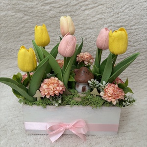 Tavaszi asztaldísz  - Meska.hu