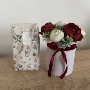 Mini virágdoboz anyák napjára  - otthon & életmód - virágdekoráció - virágdíszek - asztali virágdísz - Meska.hu