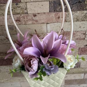 Virágtáska anyák napjára, ballagásra  - Meska.hu