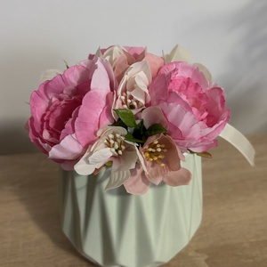 Anyák napi asztaldísz  - otthon & életmód - virágdekoráció - virágdíszek - virágdísz kaspóban - Meska.hu