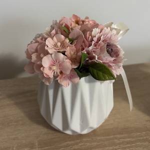 Anyák napi asztaldísz  - otthon & életmód - virágdekoráció - virágdíszek - virágdísz kaspóban - Meska.hu