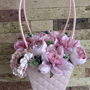 Rózsaszín ballagási virágtáska , , , MESKA