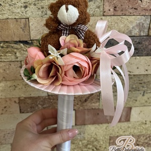 Macis lányka ovis ballagási csokor - Meska.hu