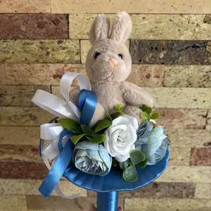 Nyuszis fiús örökcsokor - Meska.hu