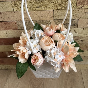 Ballagási virágtáska  - otthon & életmód - virágdekoráció - virágok - virágcsokor - Meska.hu