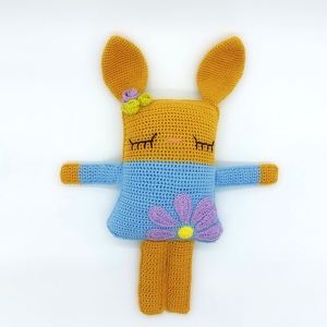 Ölelni való amigurumi nyuszi, Játék & Sport, Plüssállat & Játékfigura, Nyuszi, Horgolás, MESKA