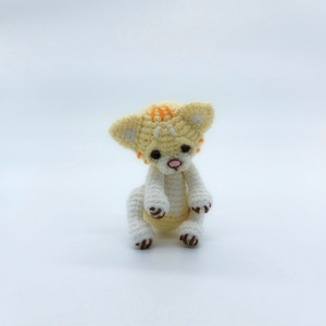 Amigurumi cica mozgatható végtagokkal - Meska.hu