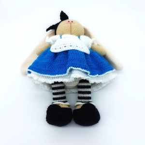 Szoknyás ruha szett nagy öltöztethető amigurumi nyuszihoz - játék & sport - baba & babaház - babaruha, babakellék - Meska.hu