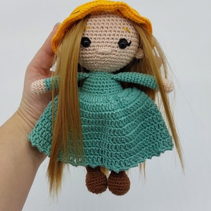 Amigurumi hajas baba - játék & sport - baba & babaház - baba - Meska.hu