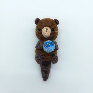 Amigurumi hód (Vízöntő horoszkóp) - Meska.hu