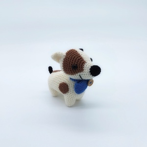Hős kis pajti Amigurumi Jack Russel terrier kutyus - Meska.hu