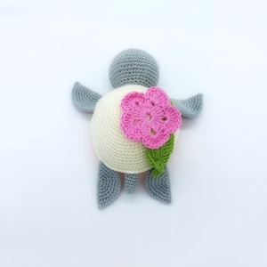 Tengeren túli utazás Amigurumi teknős - játék & sport - plüssállat & játékfigura - más figura - Meska.hu