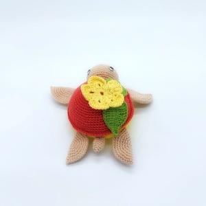 Titkos szigetek Amigurumi teknős  - játék & sport - plüssállat & játékfigura - más figura - Meska.hu