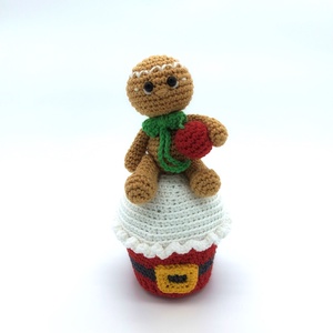 Édes varázs Amigurumi mézeskalács figura, Játék & Sport, Plüssállat & Játékfigura, Más figura, Horgolás, Meska